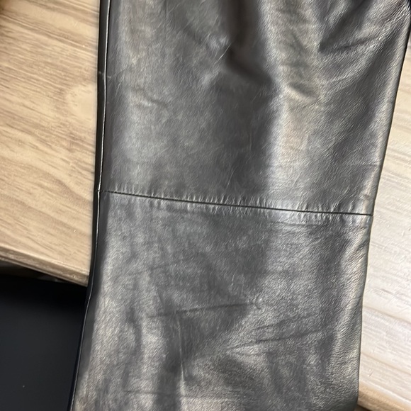 CACH’E VINTAGE LEATHER PANTS 10 - Picture 7 of 16